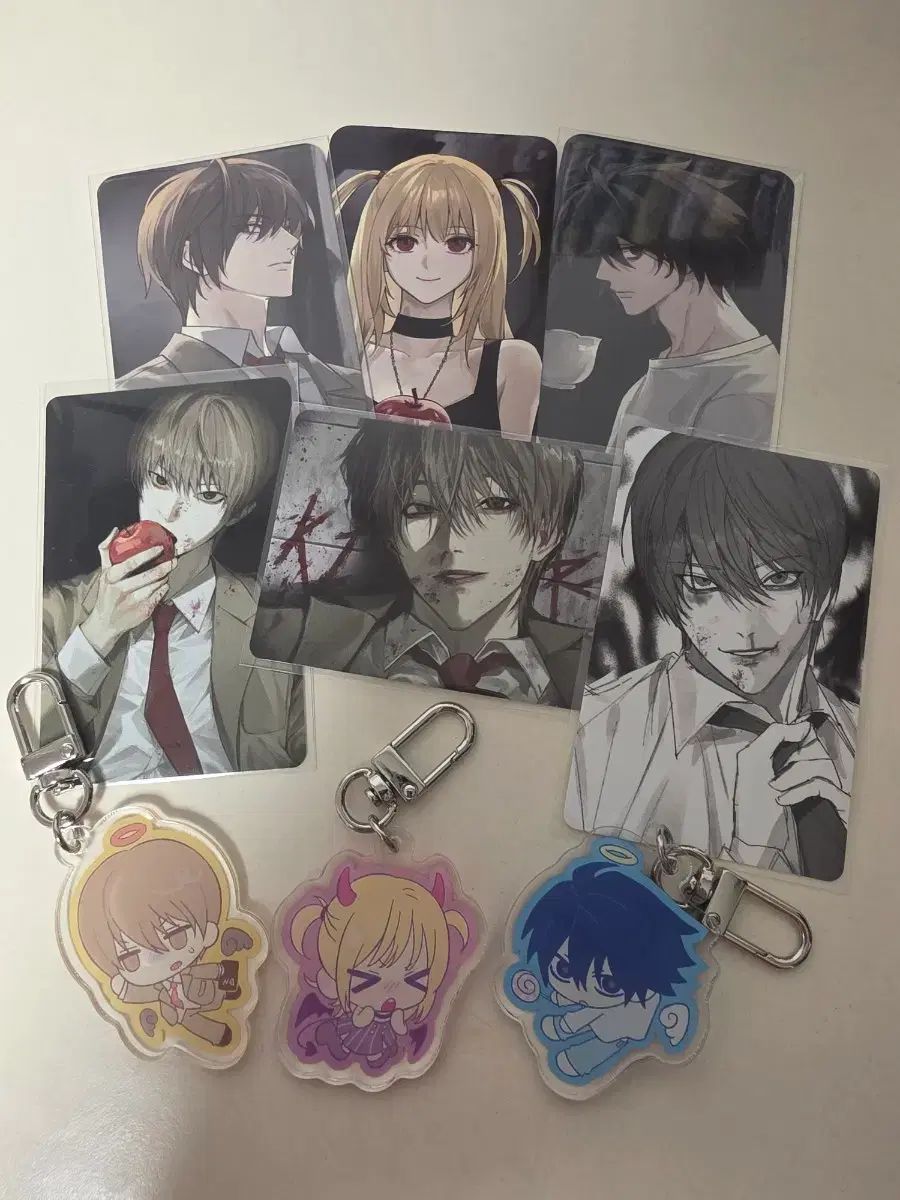 DEATH NOTE デスノート 非 グッズ L ミサ ステッカー キーホルダー プリクラ バッジ まとめ