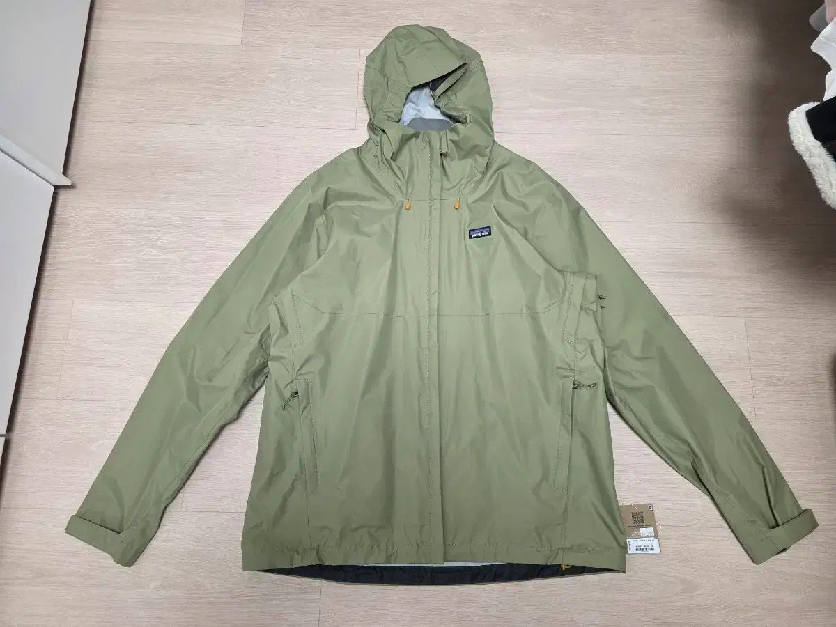 XL patagonia トレントシェル 3 L ジャケット バクホルン グリーン