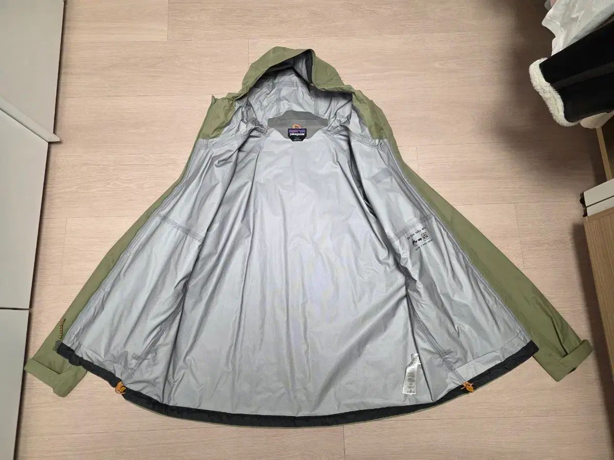 XL patagonia トレントシェル 3 L ジャケット バクホルン グリーン