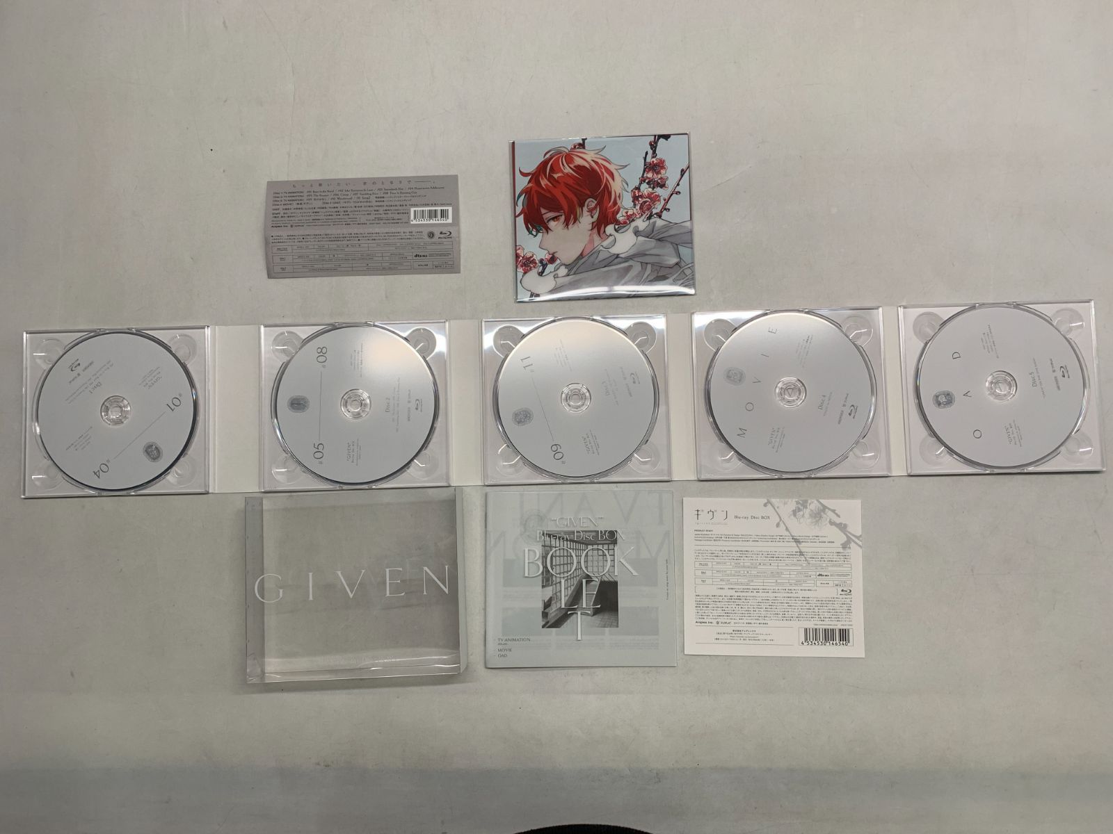 中古 ギヴン Blu-ray Disc BOX + 映画 ギヴン 柊mix セット Blu-ray