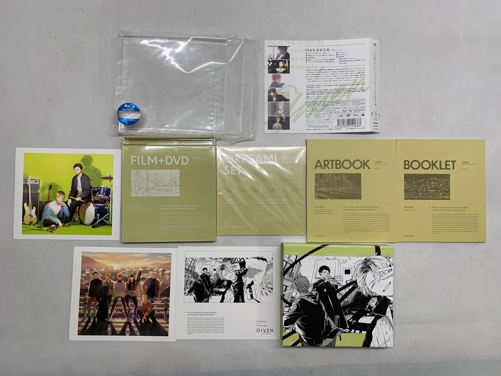 中古 ギヴン Blu-ray Disc BOX + 映画 ギヴン 柊mix セット Blu-ray