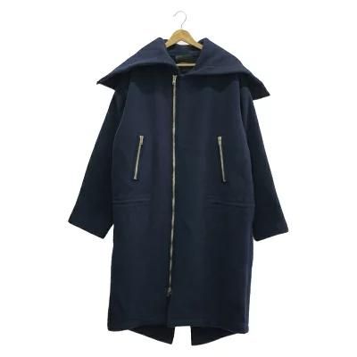 【中古】UNUSED オーバーサイズフードコート サイズ2 ネイビー US1654 アンユーズド[79][240019479952] 中古】UNUSED オーバーサイズフードコート サイズ2 ネイビー US1654