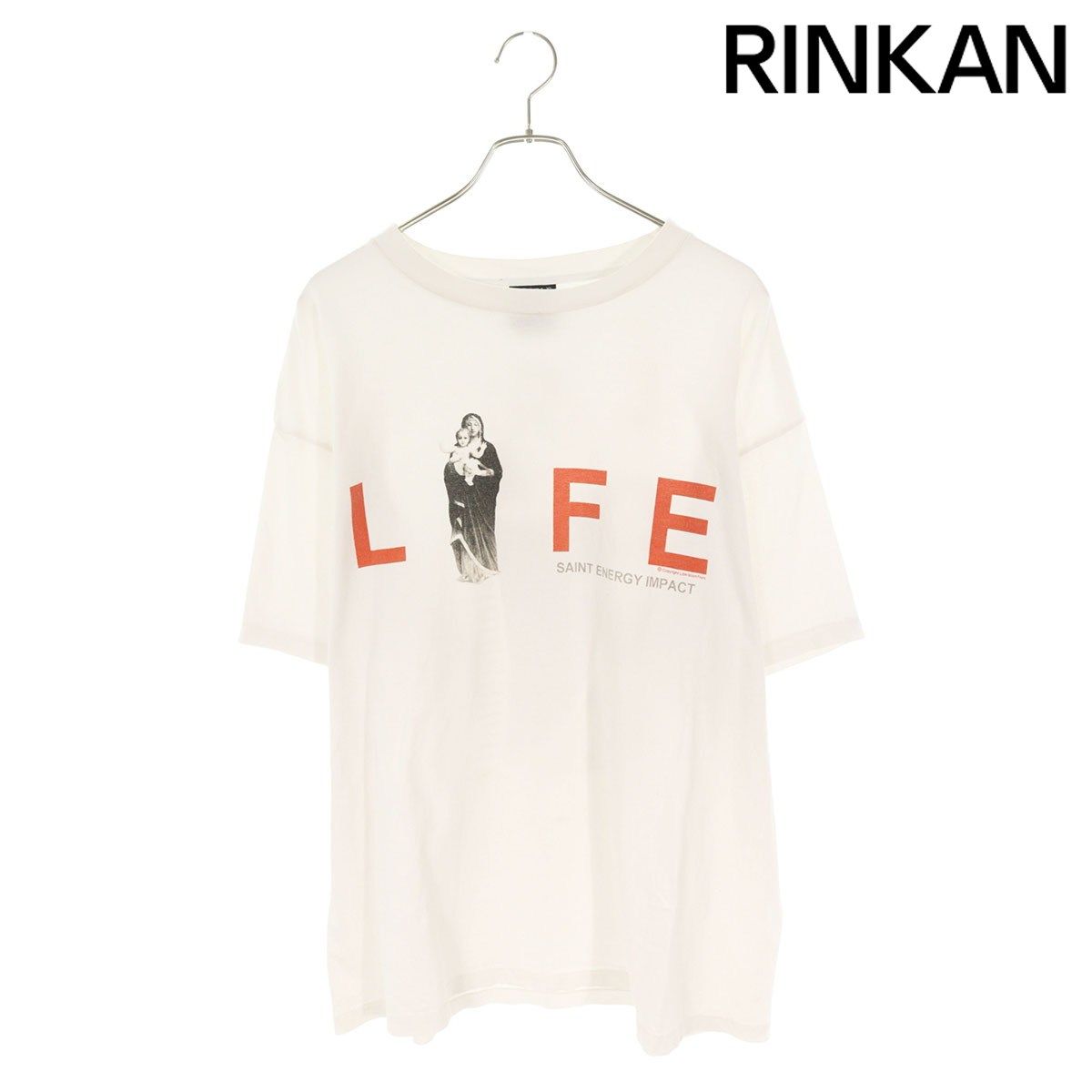 セントマイケル 23SS SM-S23-0000-020 ライフマリアプリントTシャツ