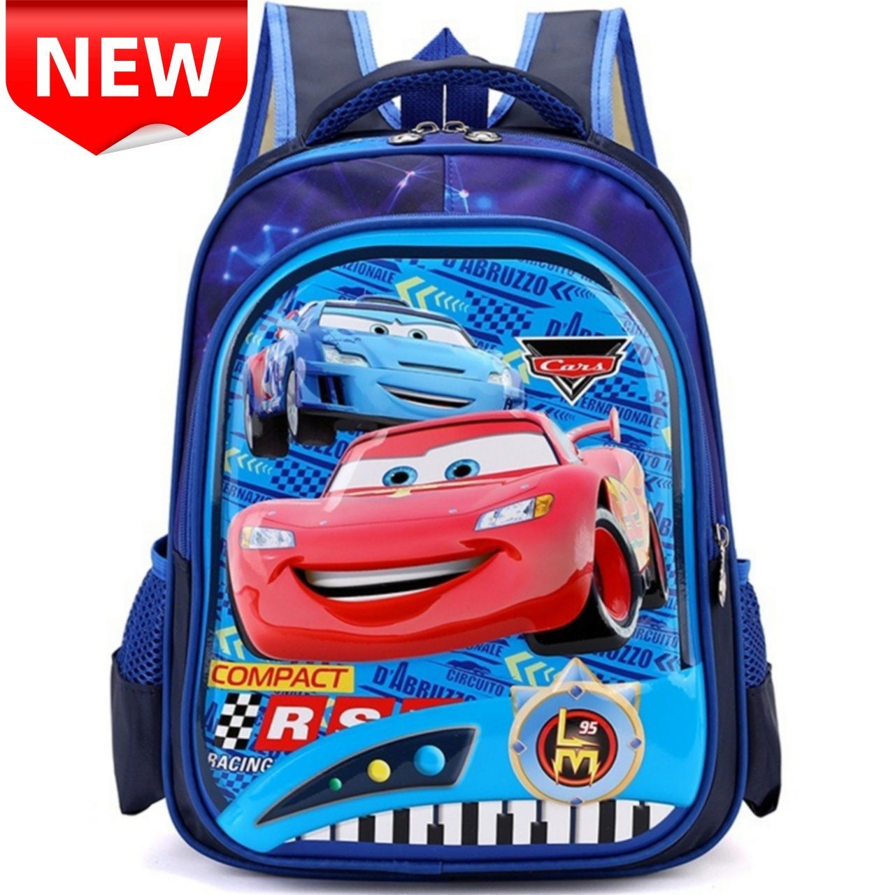 ⭐新品⭐カーズ Lightning McQueen 3D立体デザイン キッズリュック 