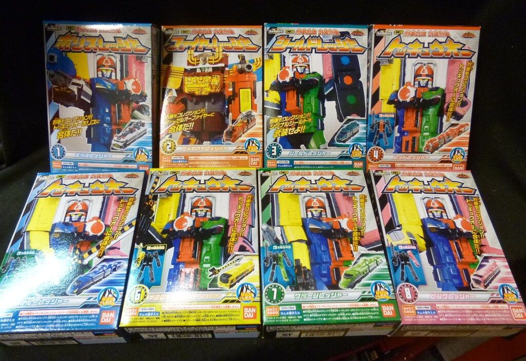 バンダイ ミニプラ|烈車合体 武装烈車 烈車戦隊トッキュウジャー 全8種セット 烈車合体