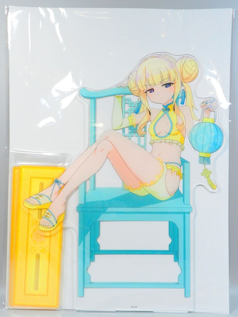 ティームエンタテインメント くじコレ 魔法少女にあこがれて チャイナ水着Style for トレスマジア S-3賞 マジアサルファ 超特大アクリルスタンド