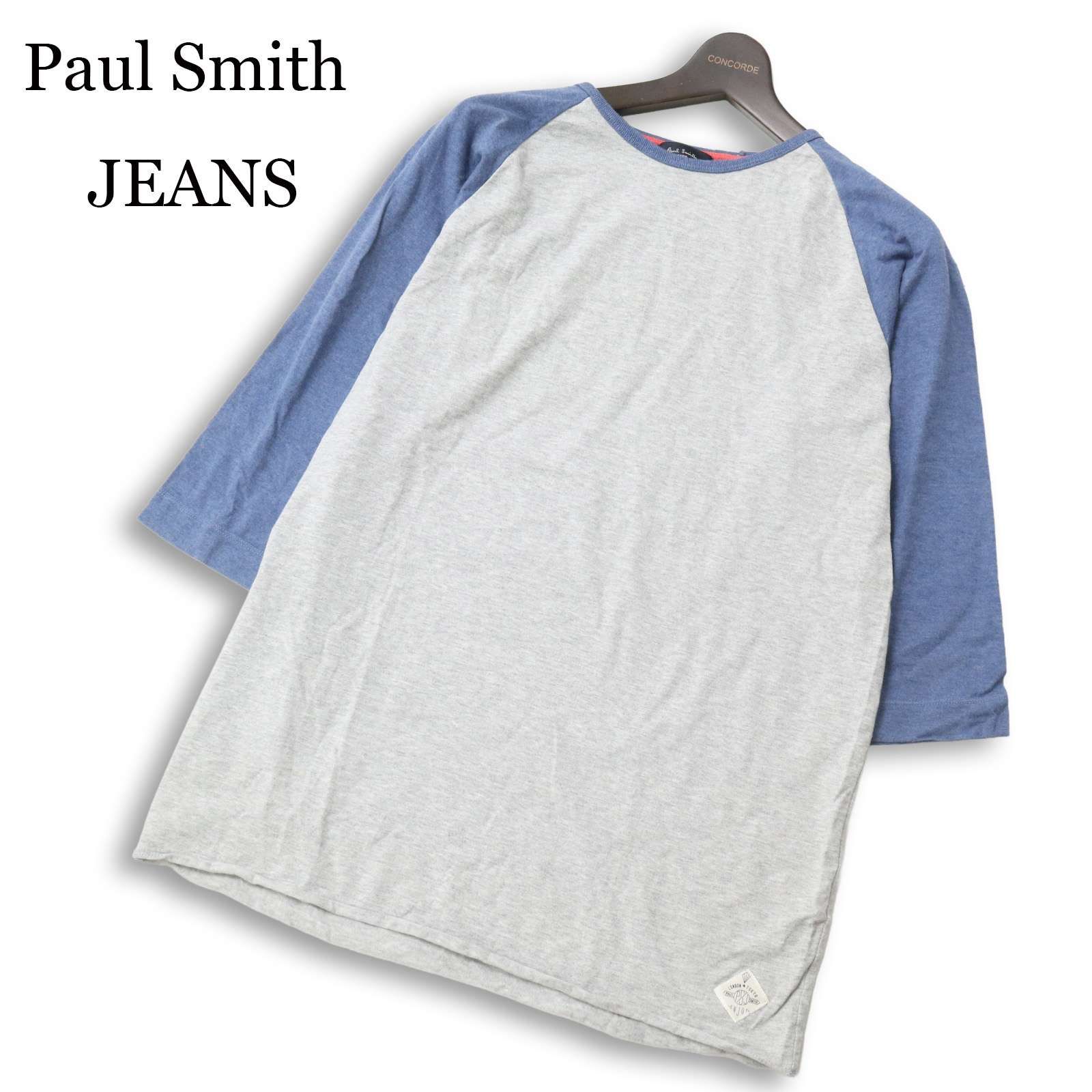 美品☆ Paul Smith JEANS ポールスミス ジーンズ 春夏 7分袖☆ ロゴ 