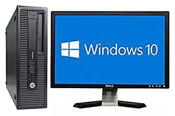 【-非常に良い】 hp デスクトップパソコン EliteDesk 800 G1 SFF 液晶セット Windows10 64bit Core i3 4160 メモリー8GB HDD1TB DVDマルチ