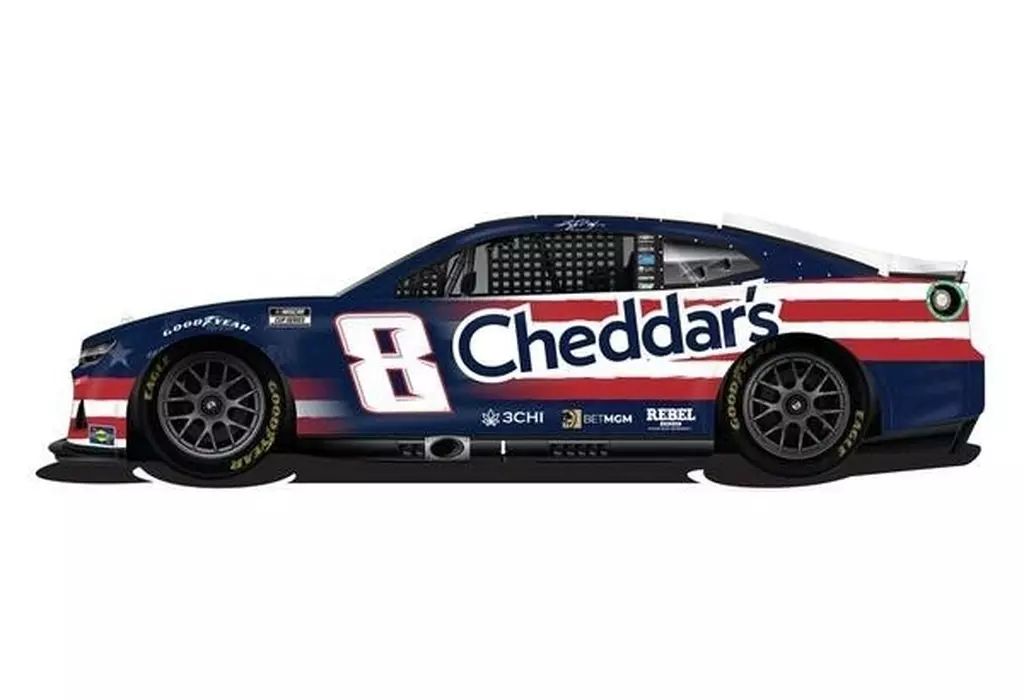 ミニカー 1|24 CHEDDAR’S SALUTES 2025 シボレー カマロ ZL 1 カイル ブッシュ 8 NASCAR CUPシリーズ