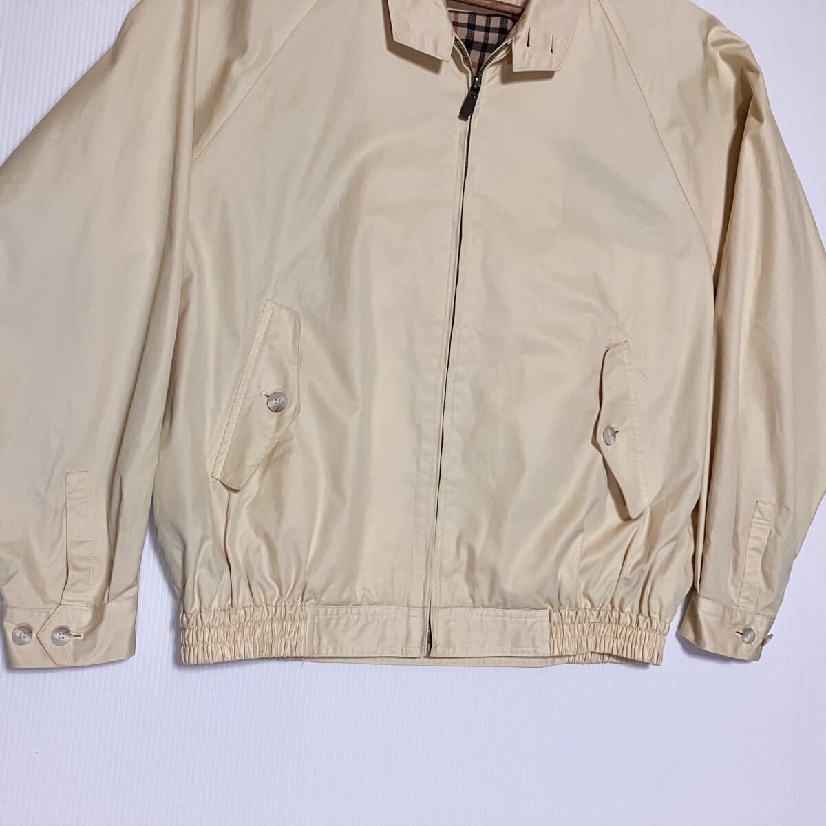 DAKS ダックス 日本製 GOLF LINE コットンギャバジン スイングトップ 