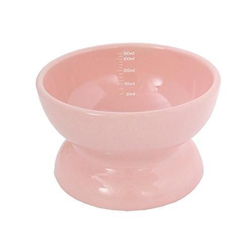 ペッツルート (Petz Route) 瀬戸焼 にゃん楽食器 水のみ ミルキーピンク