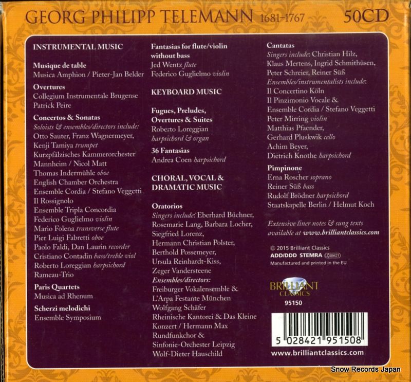 CD V|A telemann edition 95150