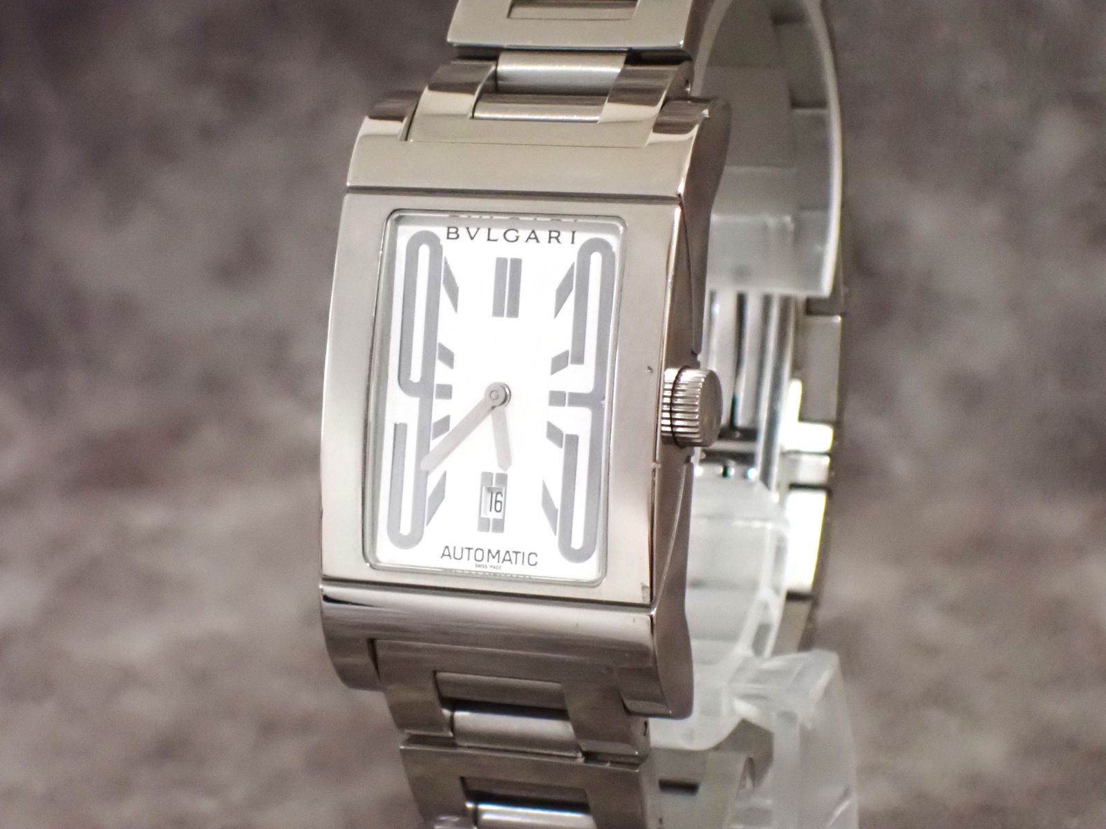 BVLGARI Rettangolo ブルガリ レッタンゴロ RT45S 自動巻き SS ステンレス メンズ腕時計