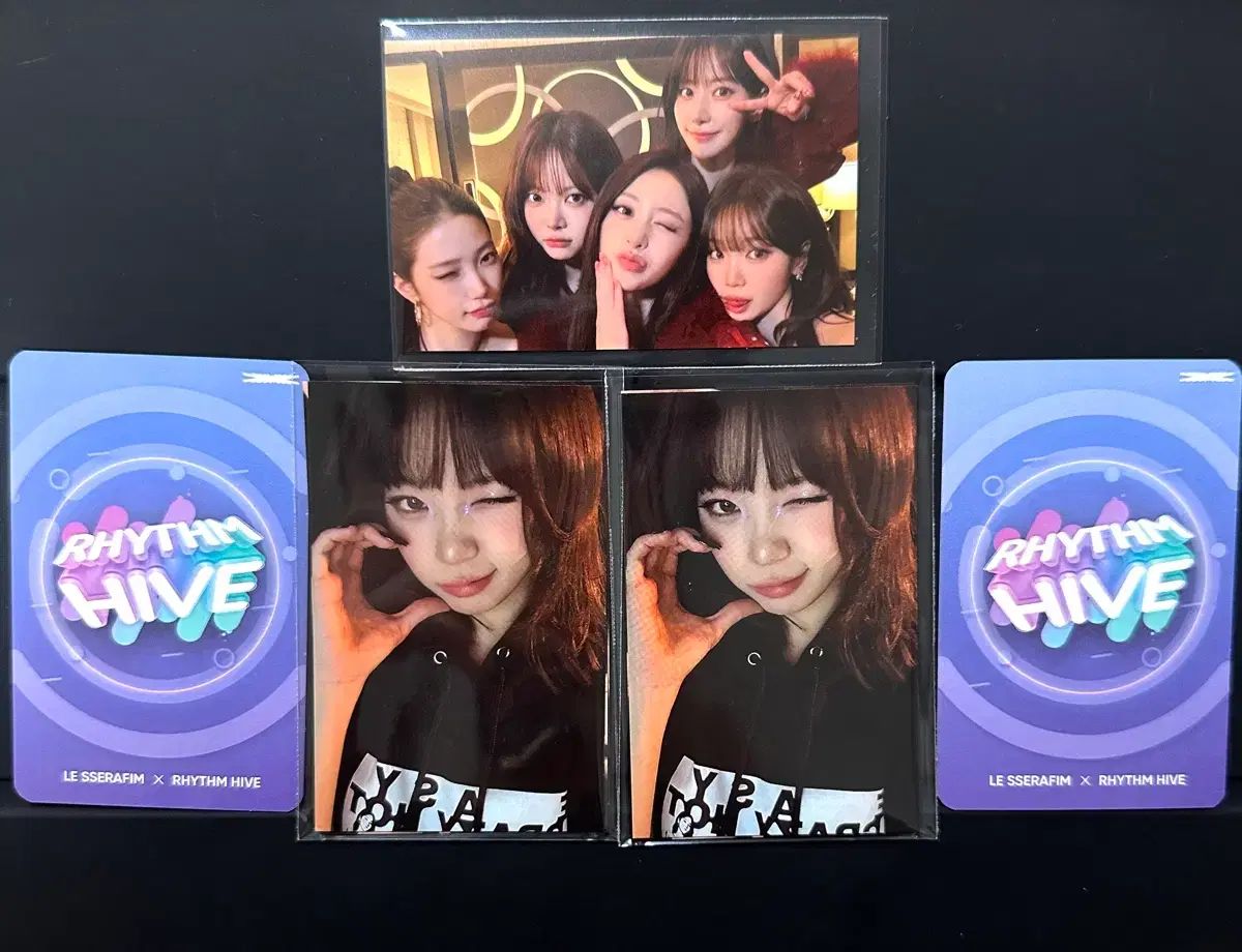 LE ルセラフィム ルセラ コンサート ピオナゾーン ラッキー 団体 トレカ 集合 2 set