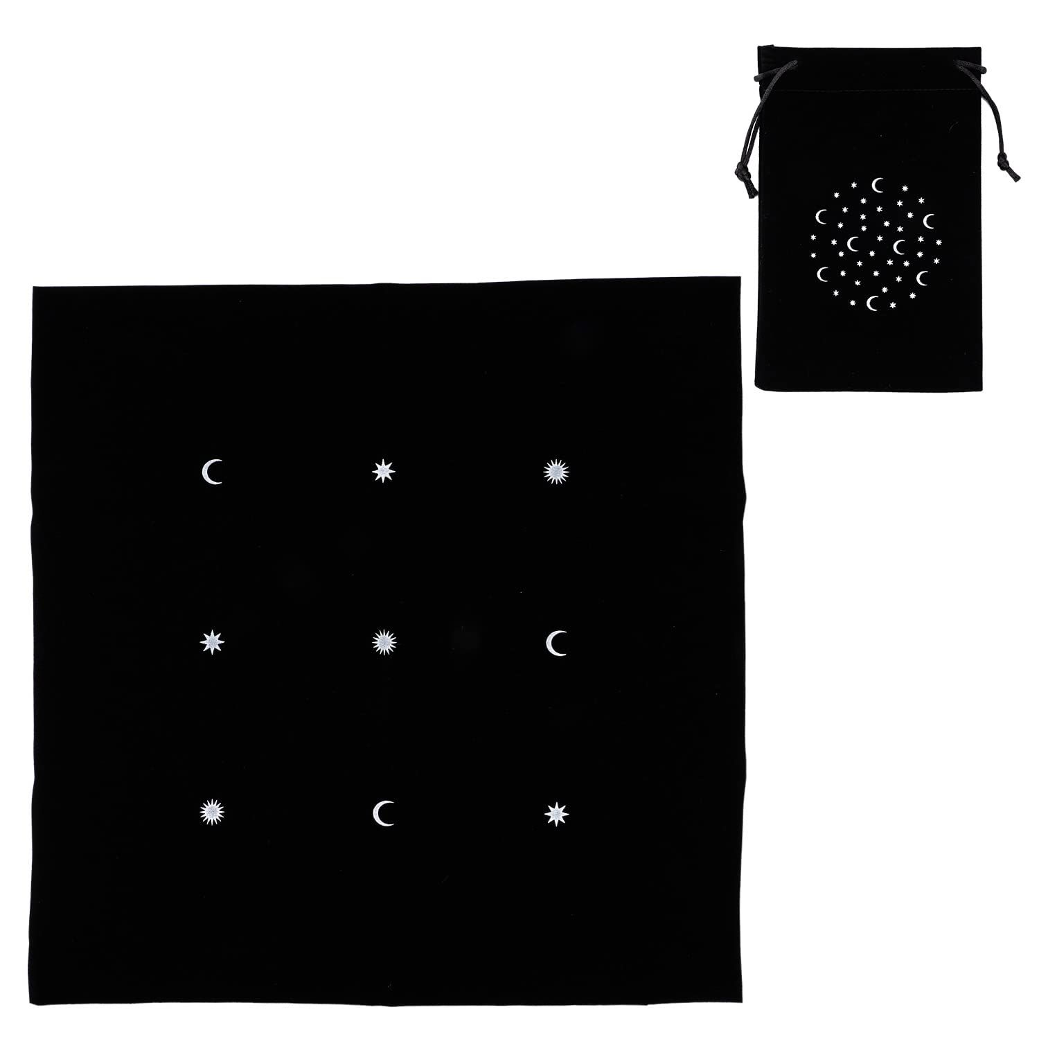 50cm×50cm タロットカード ベルベット オラクルカード ポーチ付き タロットクロス (タイプC) 【Re.Lucky】