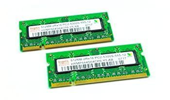 【中古-非常に良い】 Hynix 1GB (2x512MB) PC2-5300S DDR2 ノートパソコン Ram HYMP564S64CP6-Y5
