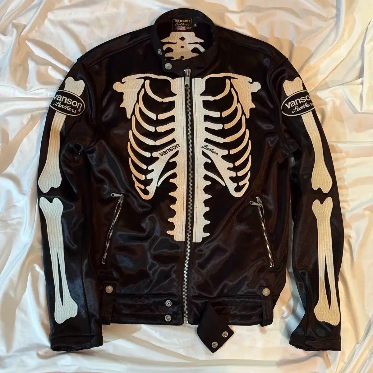 VANSON B BONE JACKET バンソン ボーンジャケット Bタイプ スケルトン 