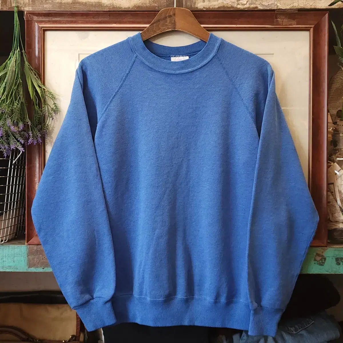 Hanes ヘインズ 古着 刺繍デザイン 鳥さん ブランクスウェットシャツ 