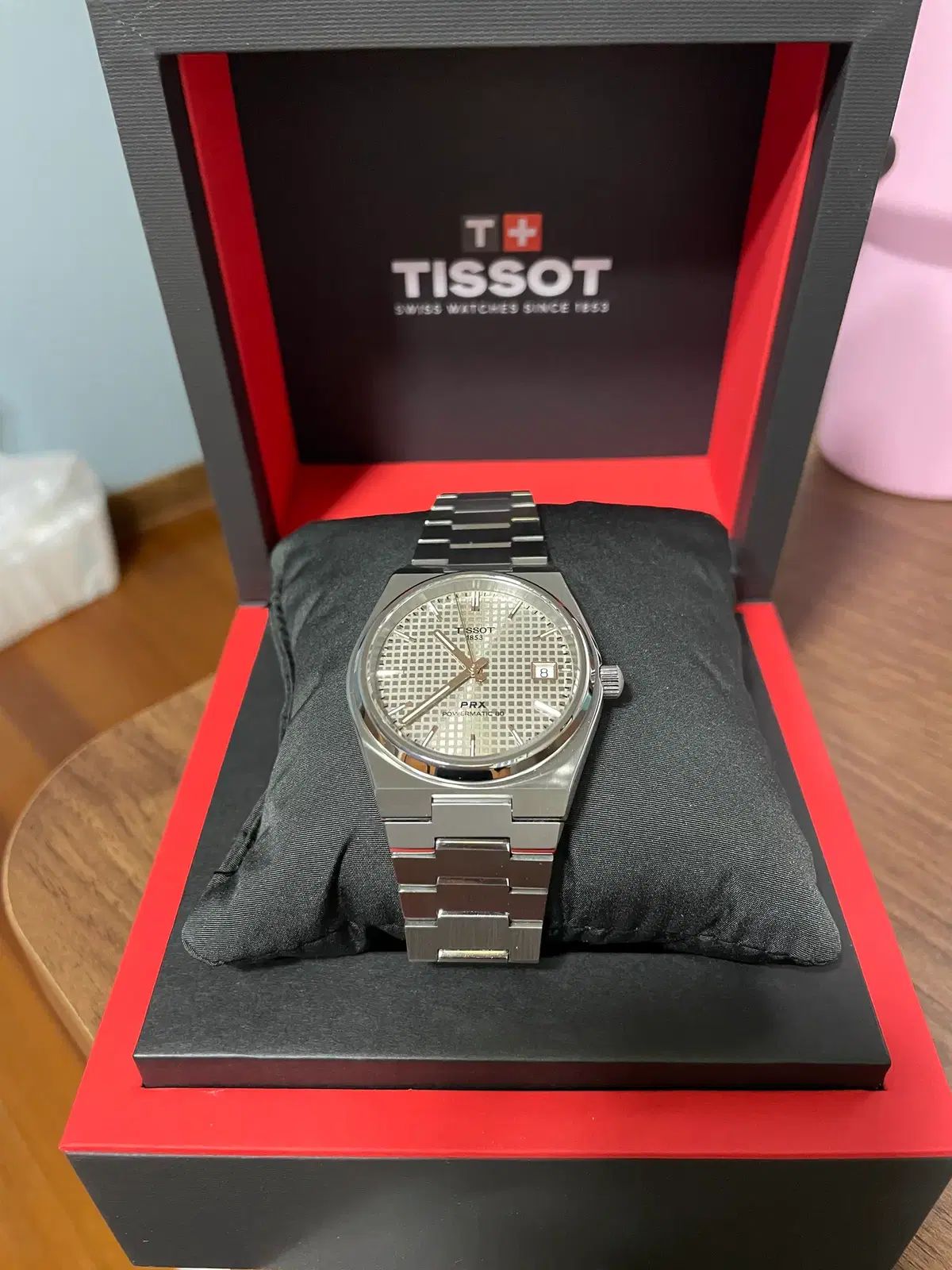 TISSOT ティソ PRX 38mm アンスラサイト