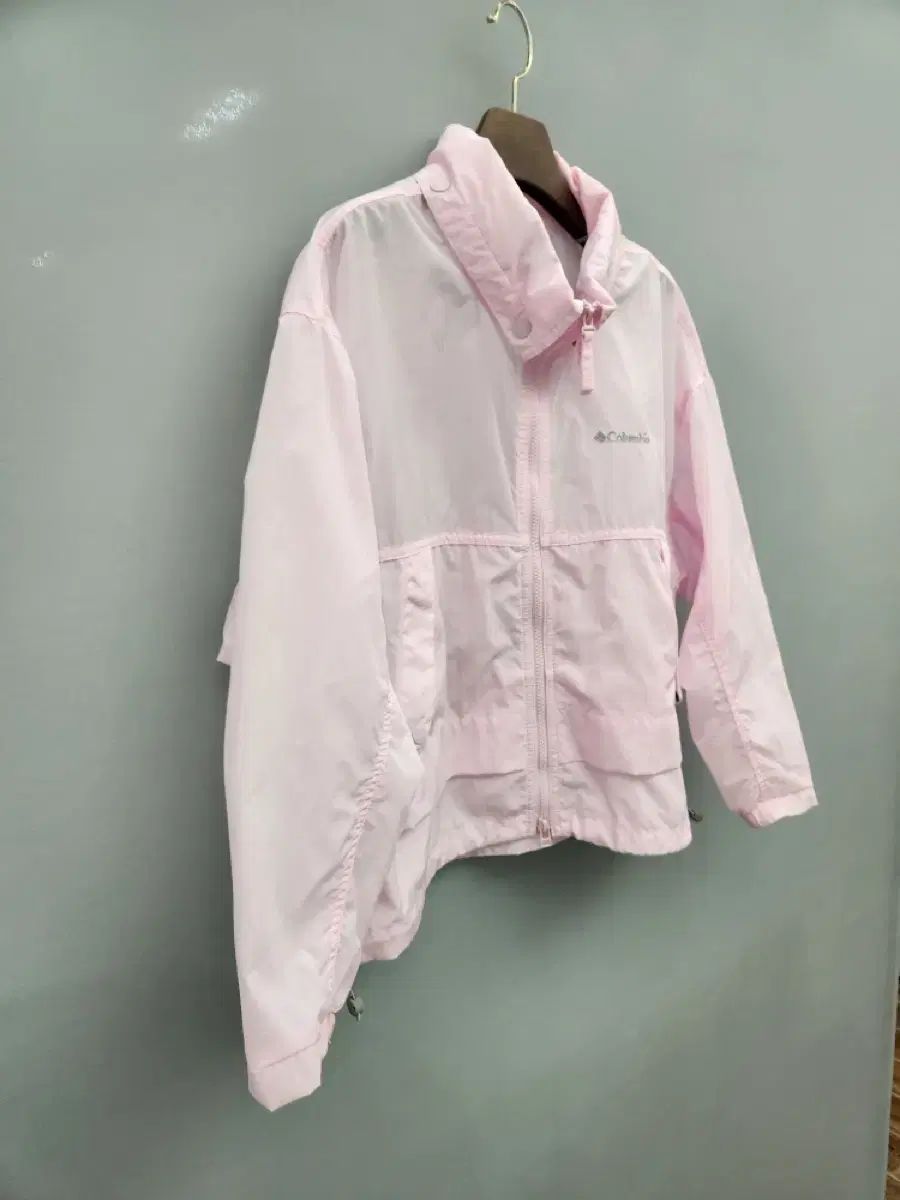2025 コロンビア ピンク ウィンドブレーカー ジャケット