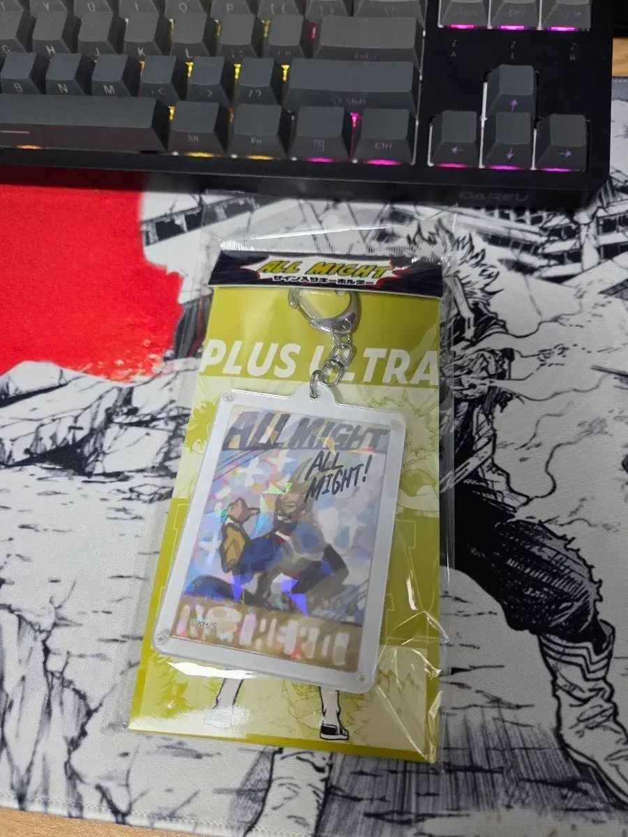 MYヒーローアカデミーオールマイト サイン アクリル キーホルダー