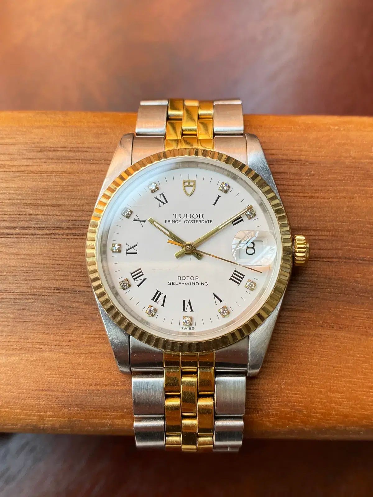 チューダー 74033 白のみ テンポイント スパイダーダイアル