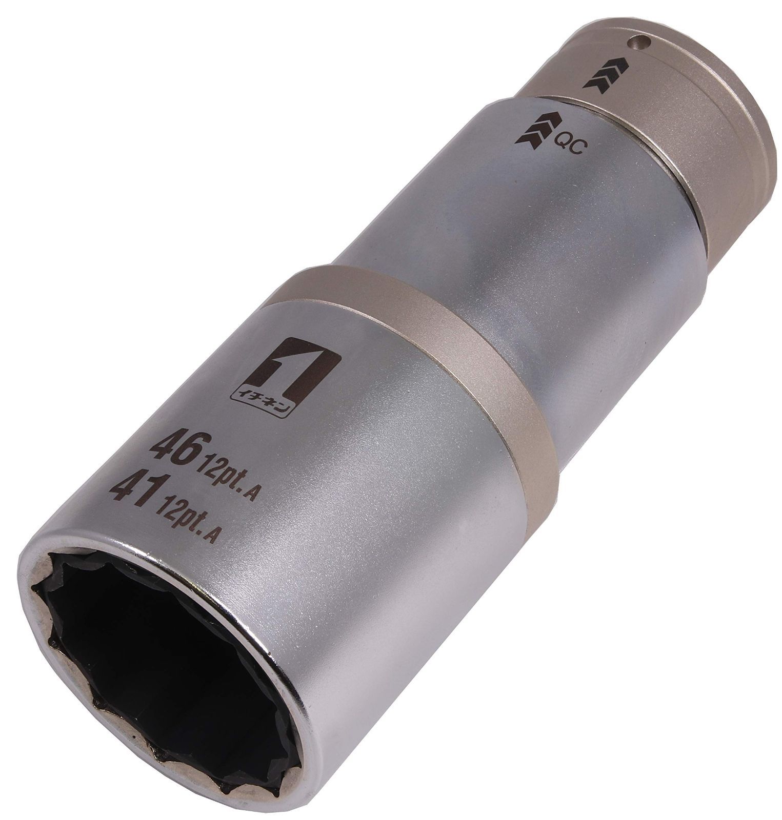 商品 イチネンアクセス MUST TOOL マストツール ソケット IMー ー12 K QCソケット ダブル 41 46 mm 12角 19879 差込角 19 0 6分 インスライド