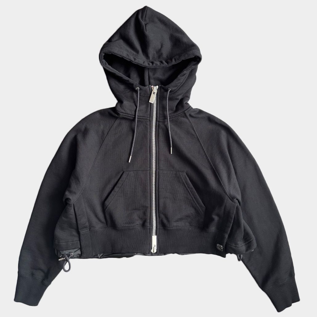 sacai サカイ 2024SS Sweat Jersey Hoodie クロップドパーカー - メルカリ