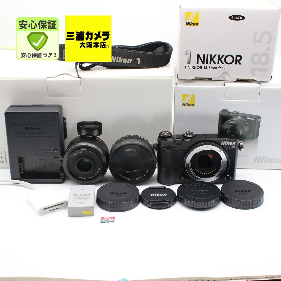Nikon J5 0 18.5mm 1NIKKOR ミラーレス一眼 10-30mm デジタル 1:1.8