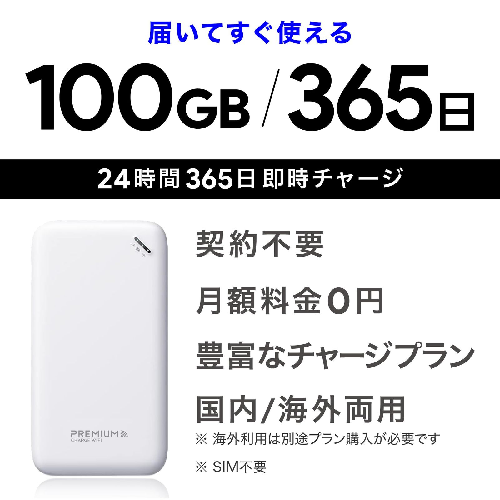 国内メーカー直営 [U20] 日本100GB/365日付 ポケット WiFi