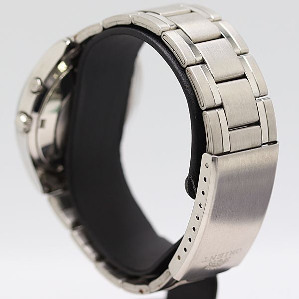  保 稼働 オリエント スリースター EM5J C3 AT 自動巻き ブルー文字盤 メンズ腕時計 2000000 2NBG MST ABC18520 結婚式対応 自動巻き時計 腕時計(アナログ)