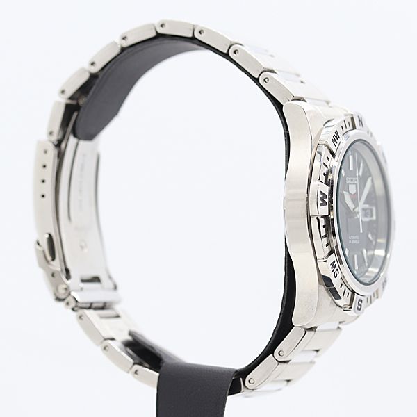  稼働 セイコー 5 スポーツ 4R36 00C0 SS AT 自動巻 ブラック文字盤 メンズ腕時計 2000000 2NBG ABC18591 KMT 定番アイテム 自動巻き時計 腕時計(アナログ)