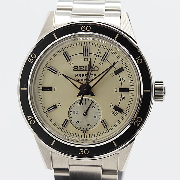 稼働 セイコー プレサージュ 4R57 00T0 SARY209 AT 自動巻 スモセコ 黄文字盤 メンズ腕時計 8870400 2DIT ABC18600 KMT