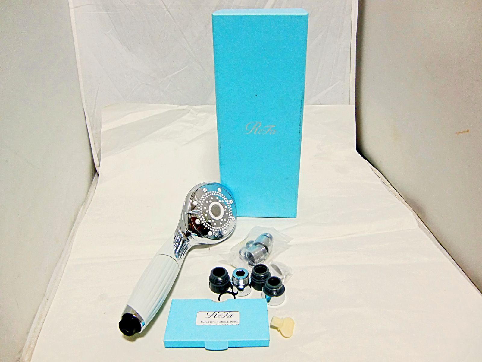 MTG ReFa ファインバブルピュア RS-AM-02 B シャワーヘッド 元箱 パーツ 保証書付 リファ ヘッド