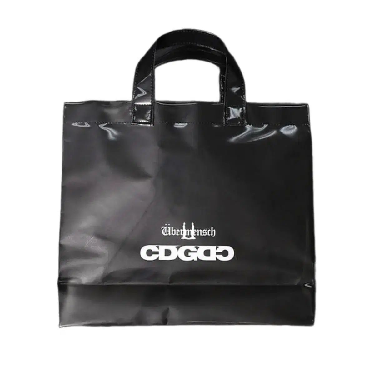 CDG x G DRAGON ジードラゴン ウィーバーメンシュ CDGDC ペーパー PU バッグ ブラック