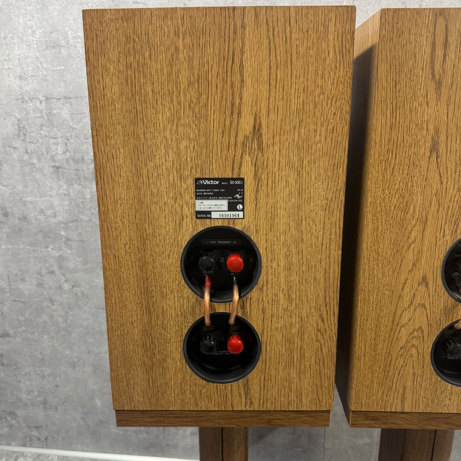 動作OK】Victor ビクター SX-500Ⅱ スピーカー スタンド付 ペア 中古