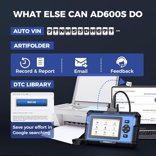 TOPDON AD 600 S OBD 2 診断機 ABS|SRS|AT|エンジン用故障診断機 9つのリセット機能 オイル|ブレーキ|BMS|SAS|DPF|TPMS|ETSリセット|ABSブリーディング|インジェクターコーディング 無料の生涯アッ 5 eb 37 ebd