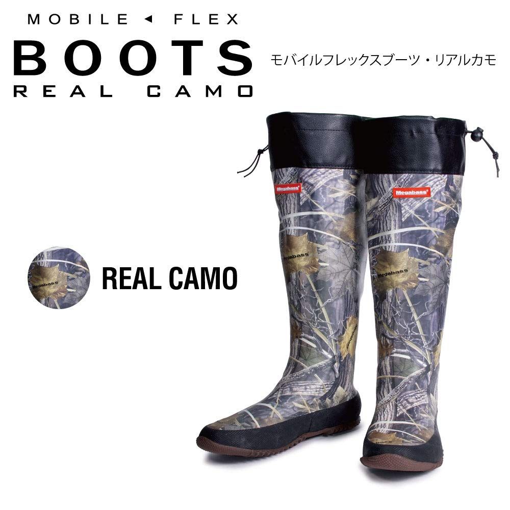 メガバス MOBILE FLEX BOOTS モバイルフレックスブーツ リアルカモ L 26 cm