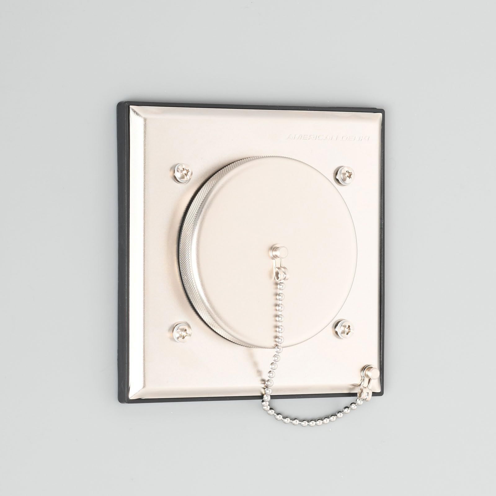 アメリカン電機 防水形プレート耐じん 噴流形 用丸蓋なし W 801-2