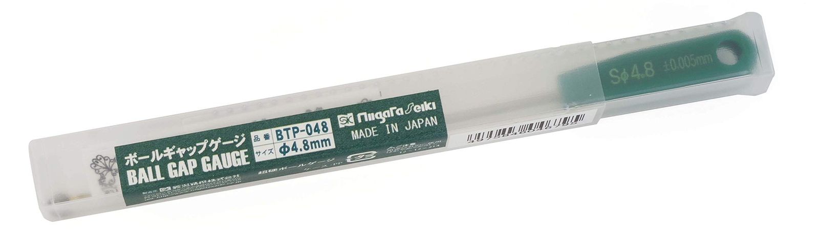 新潟精機 SK 日本製 ボールギャップゲージ ABS樹脂グリップ S φ4.8 BTP-048