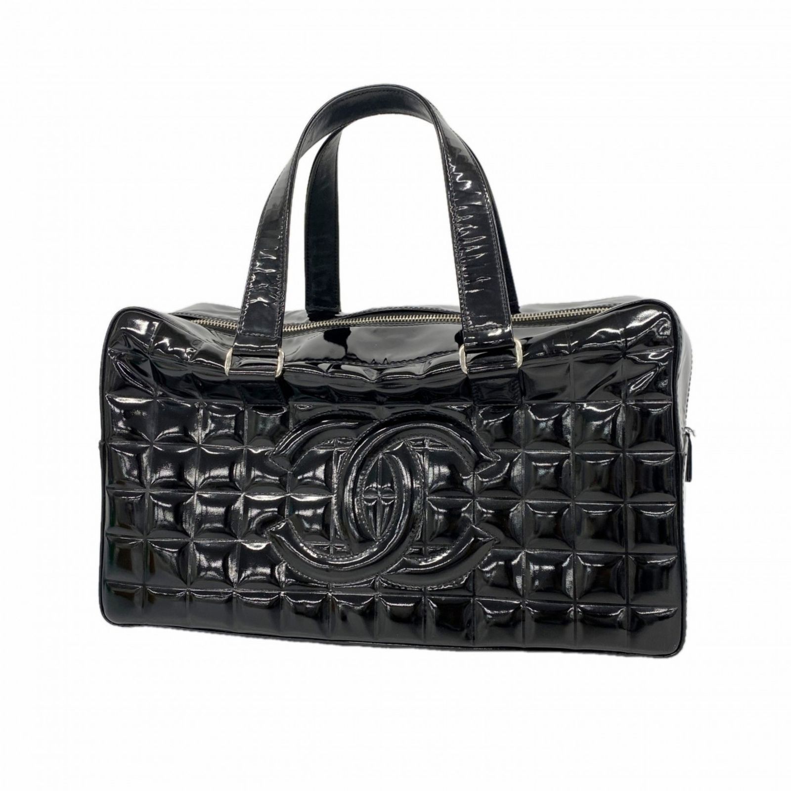 シャネル(Chanel) シャネル ハンドバッグ チョコバー パテント シャネル(Chanel) シャネル ハンドバッグ チョコバー パテント
