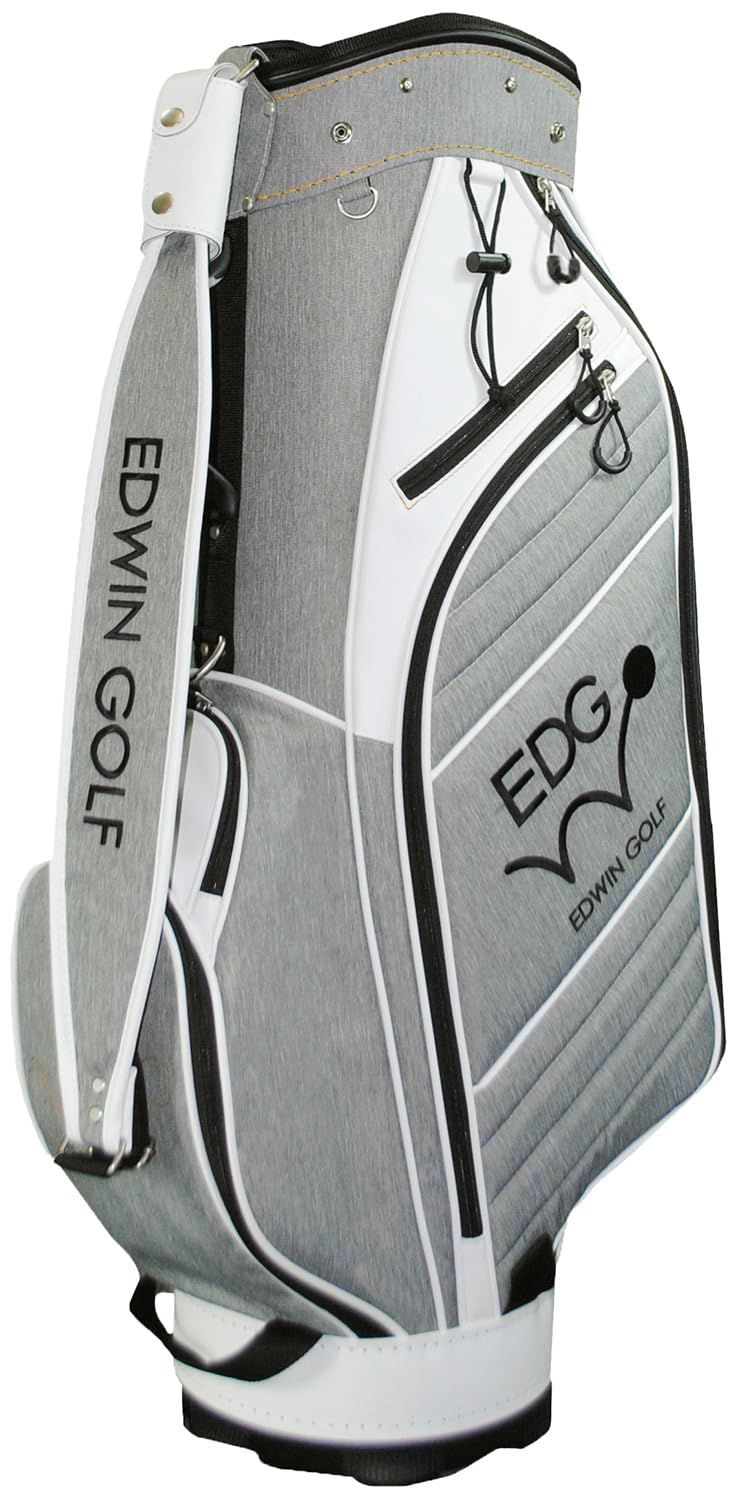 エドウィンゴルフ Edwin Golf 9 5型キャディバッグ グレー EDCB 3478