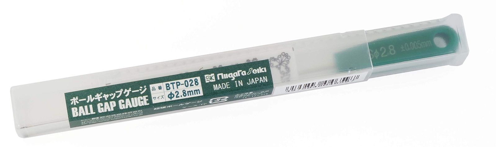 新潟精機 SK 日本製 ボールギャップゲージ ABS樹脂グリップ S φ2.8 BTP-028