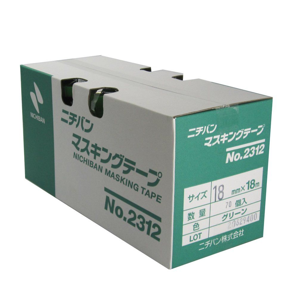 ニチバン No.2312 マスキングテープ 車両用 18 mm×18 M 70巻入