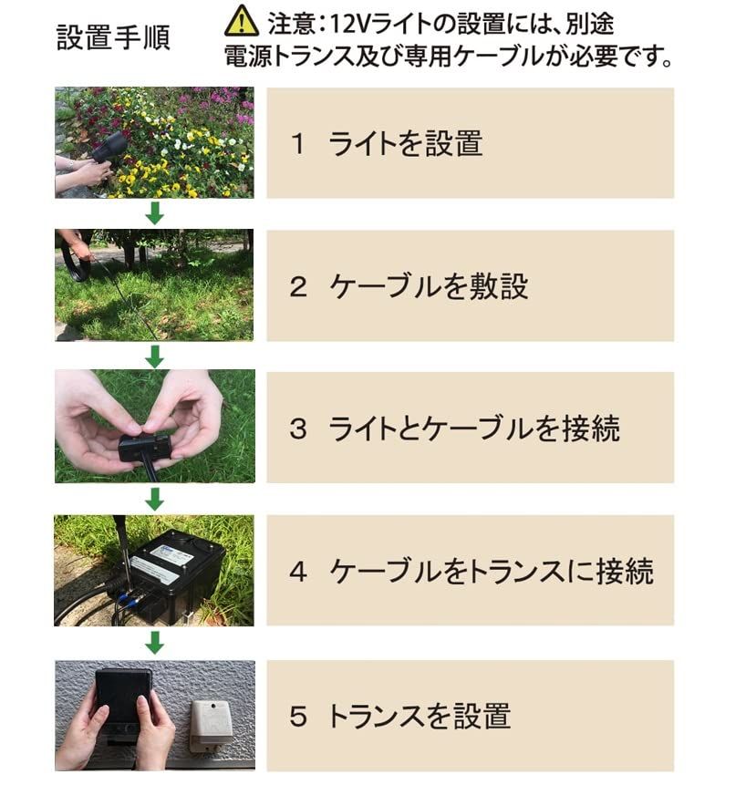 ローボルトガーデンライト スポットライト