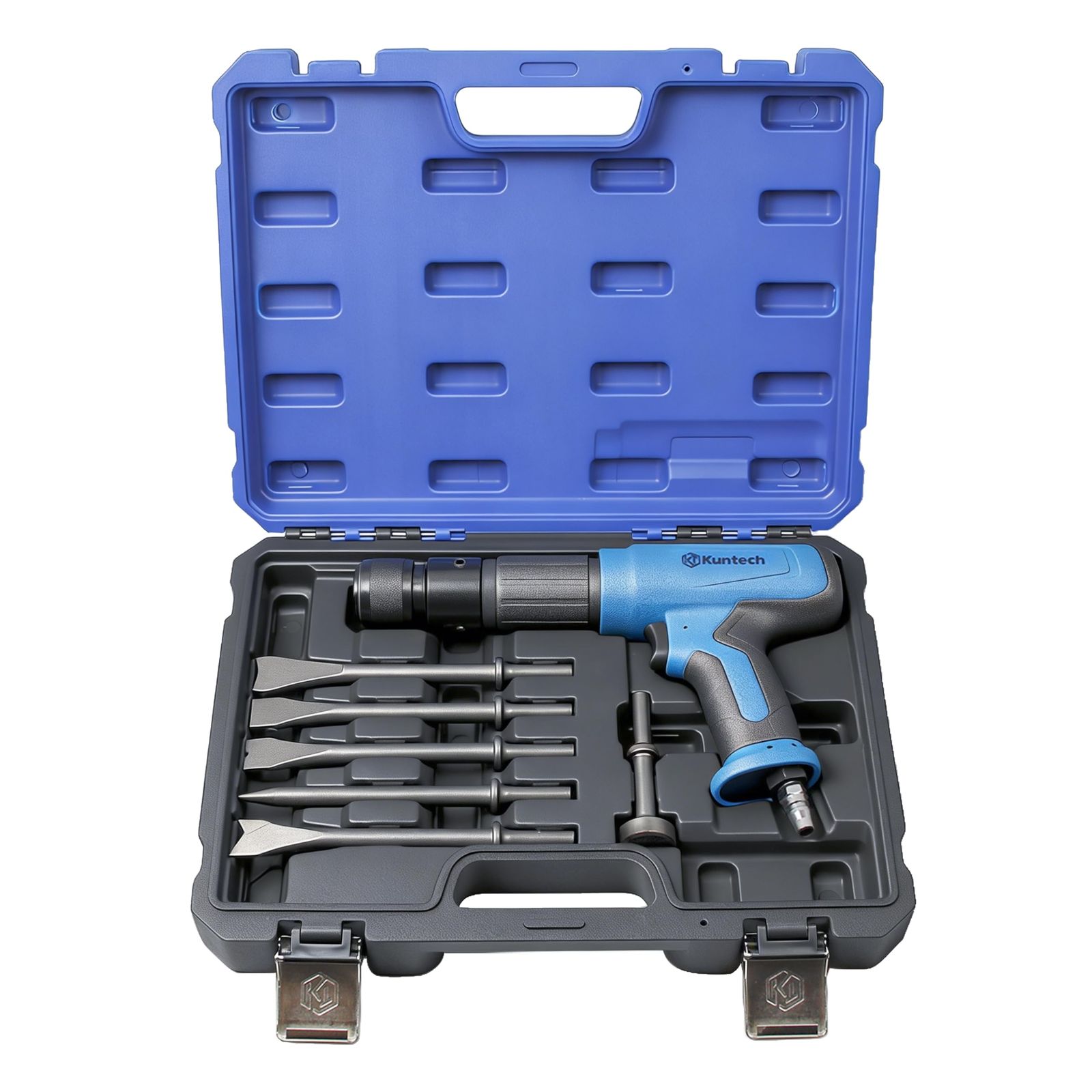 エアーハンマー エアーツール 2500打撃 分 チゼル4本付き 溶接機器工具 建設 0 401イン 10 2 mm 丸シャンク ストローク3 5インチ 89 内径0 75インチ 19 剥がし 錆落とし 切断など用