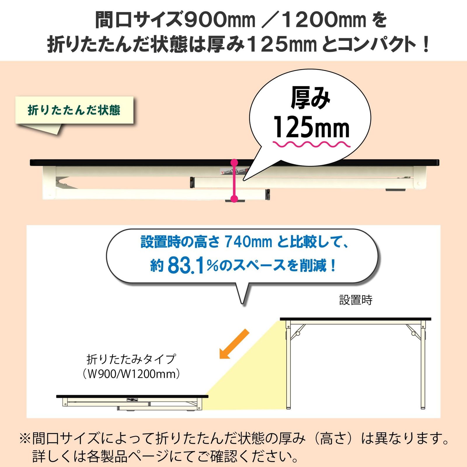  YamaTec ワ-クテ-ブル 折りタタミタイプ STP-1275-II 作業台 ワークテーブル 脚立 はしご 足場