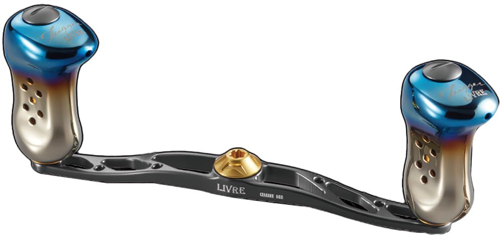 リブレ LIVRE 11901 クランク 140 CRANK トリガーノブ搭載 シマノ 左巻き用 ガンメタ ゴールド FLSK TR GMG