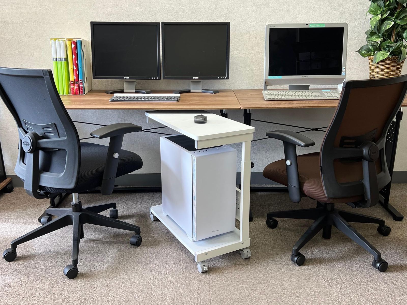 5 cm単位で上下昇降