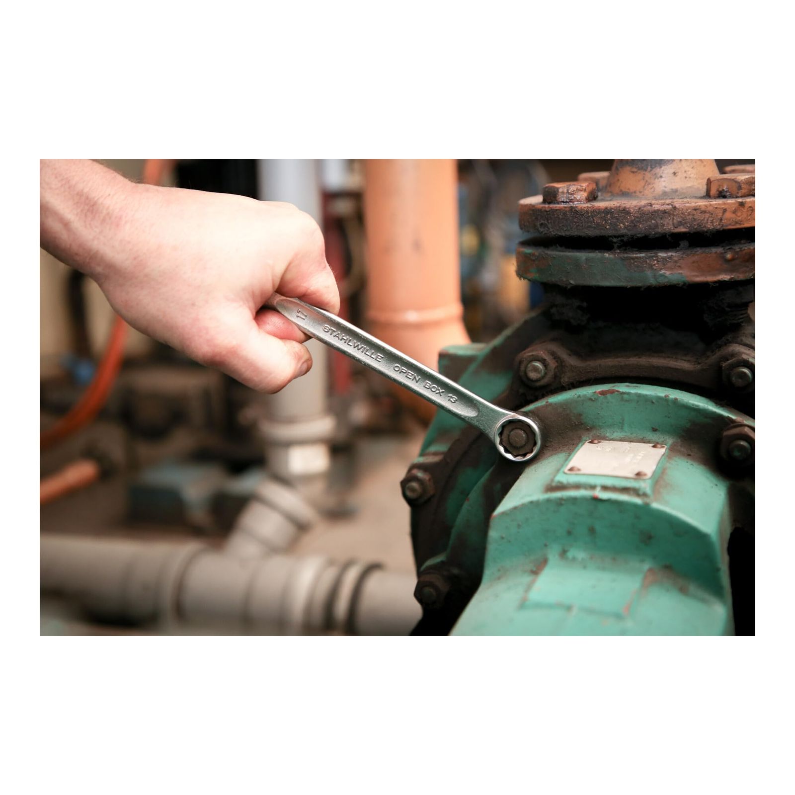  スタビレー 8本組 コンビネーションレンチセット ロールアップケース付 13|8 その他 特殊工具